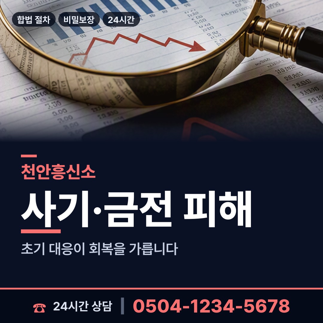 천안 불당2동 탐정추천 상담 안내